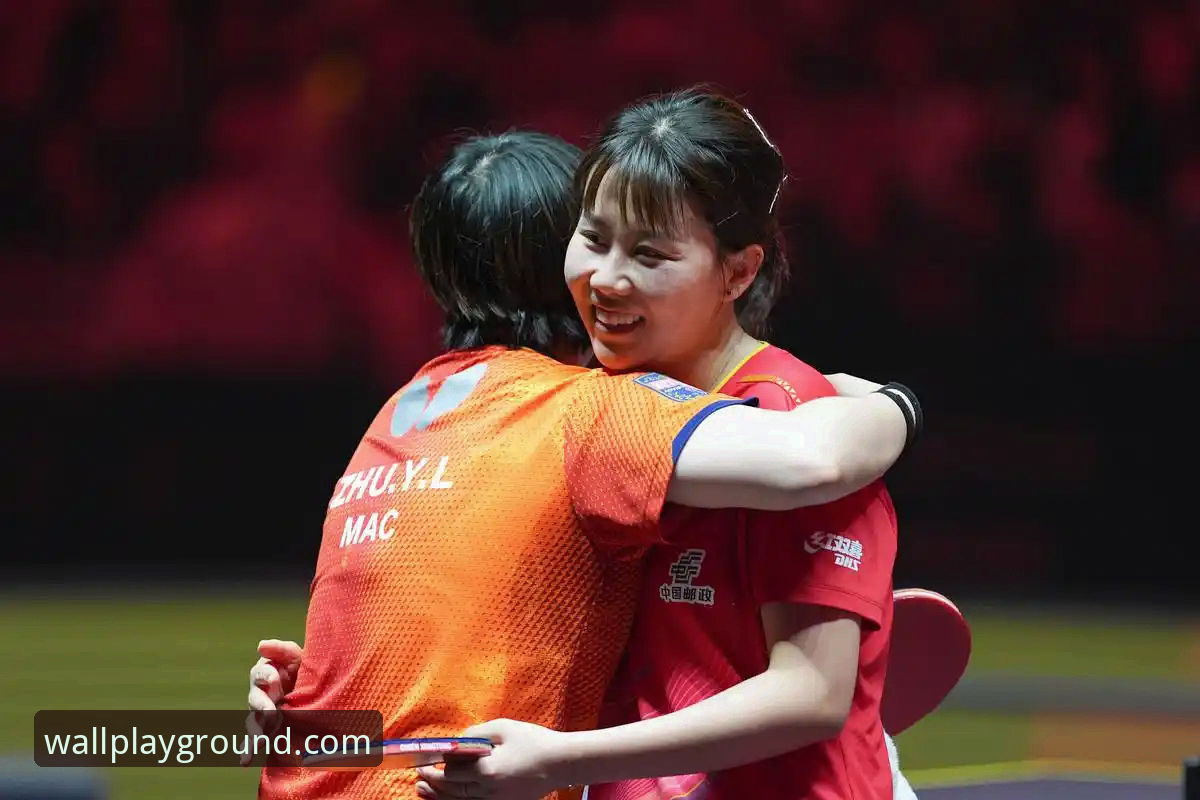中国女乒vs中国台北：陈幸同正手护台与长城体育会员观赛体验对比分析